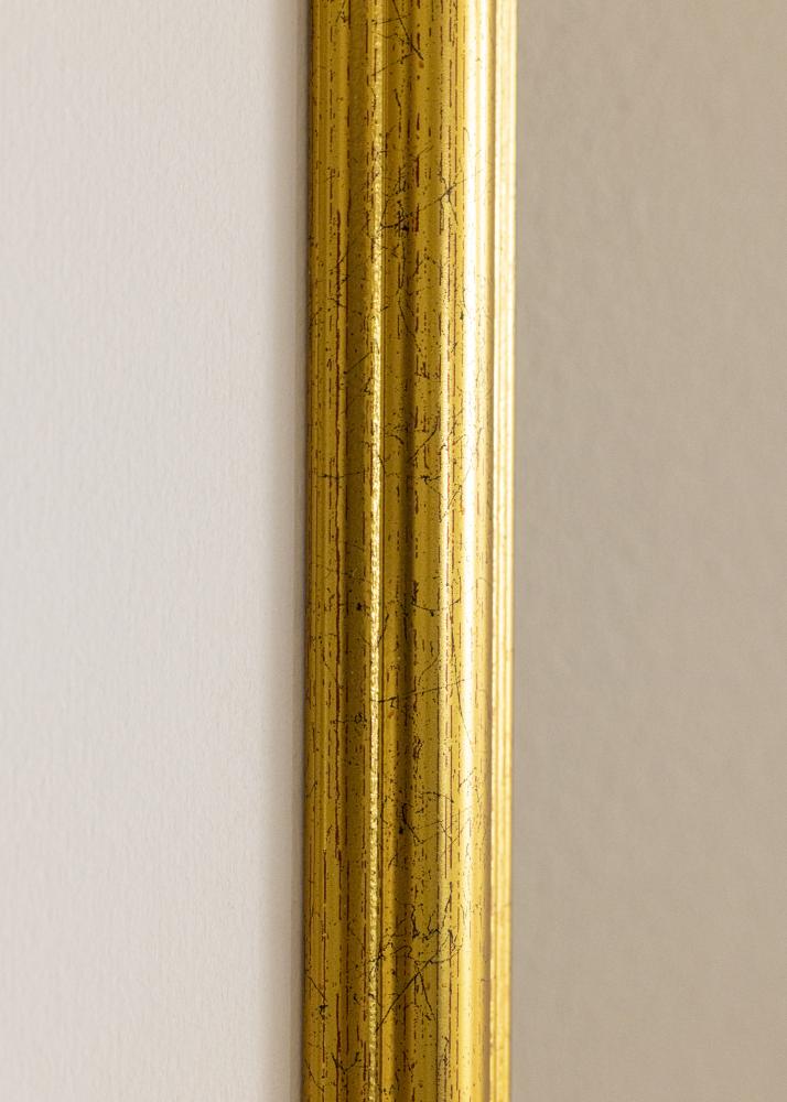 Ram Vstkusten Akrylglas Guld 18x24 cm