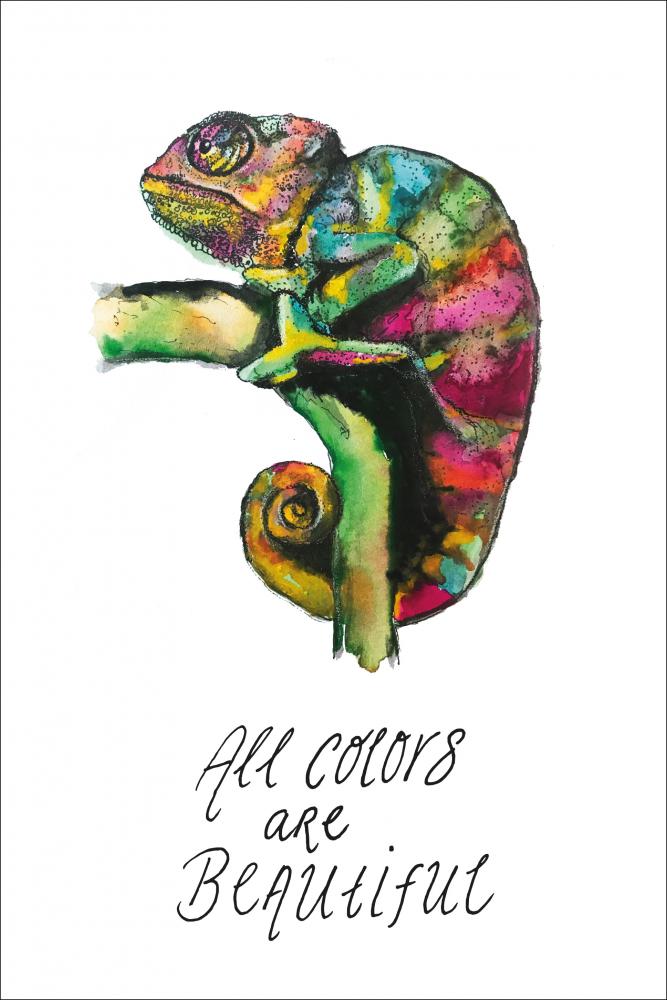 All colors are beautiful Poster