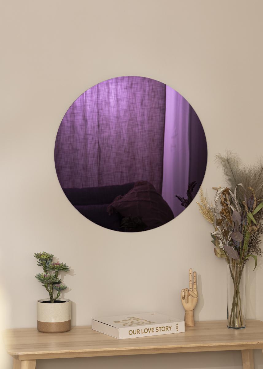 Spegel Purple 70 cm Ø