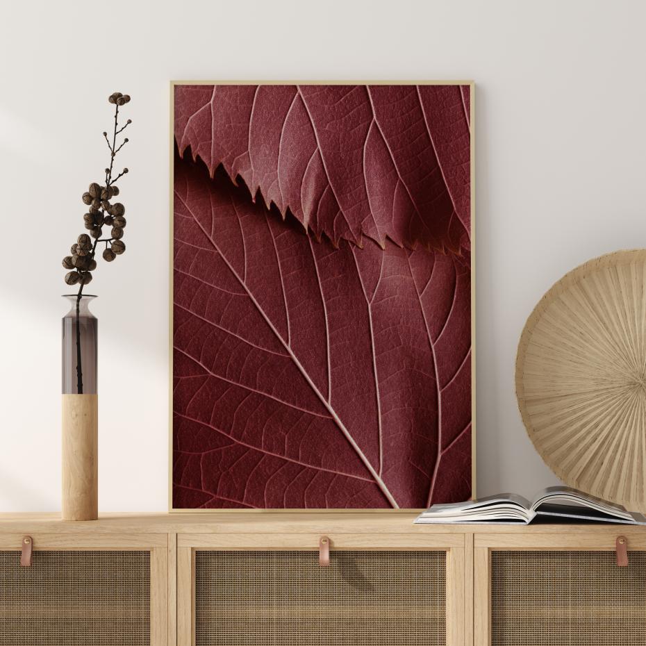 Red Leaves Poster