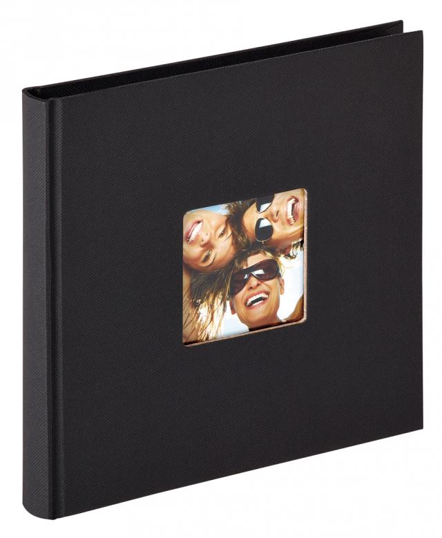 Fun Album Svart - 18x18 cm (30 Svarta sidor / 15 blad)