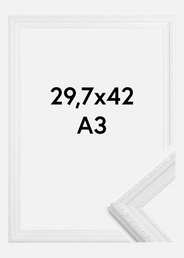 Ram Abisko Akrylglas Vit 29,7x42 cm (A3)