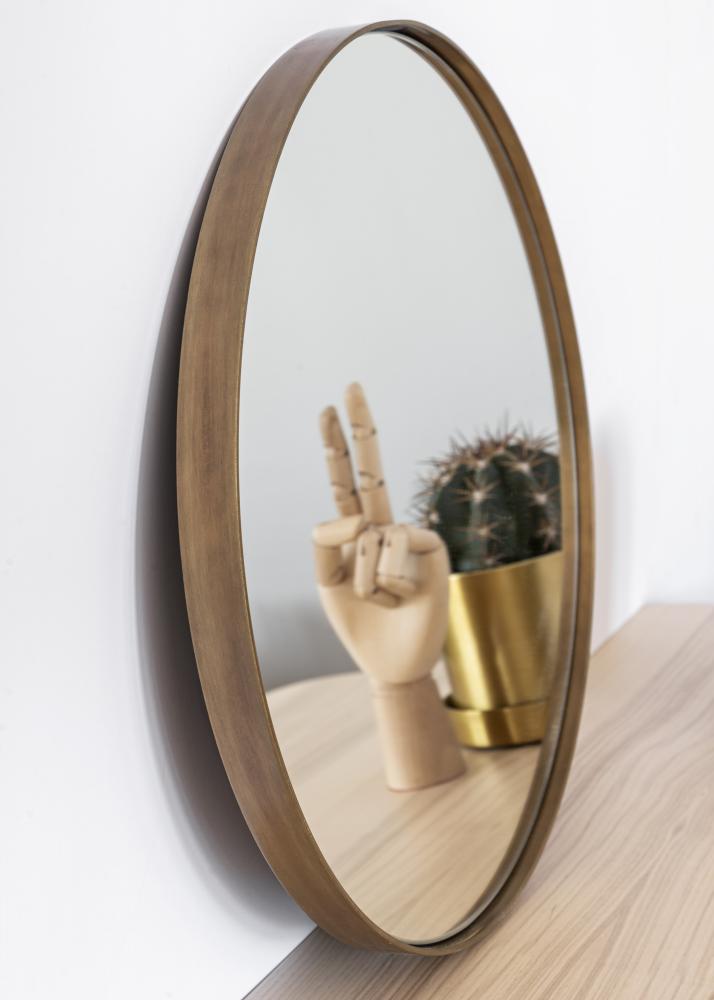 Spegel House Doctor Reflektion Antik Mssing 40 cm 