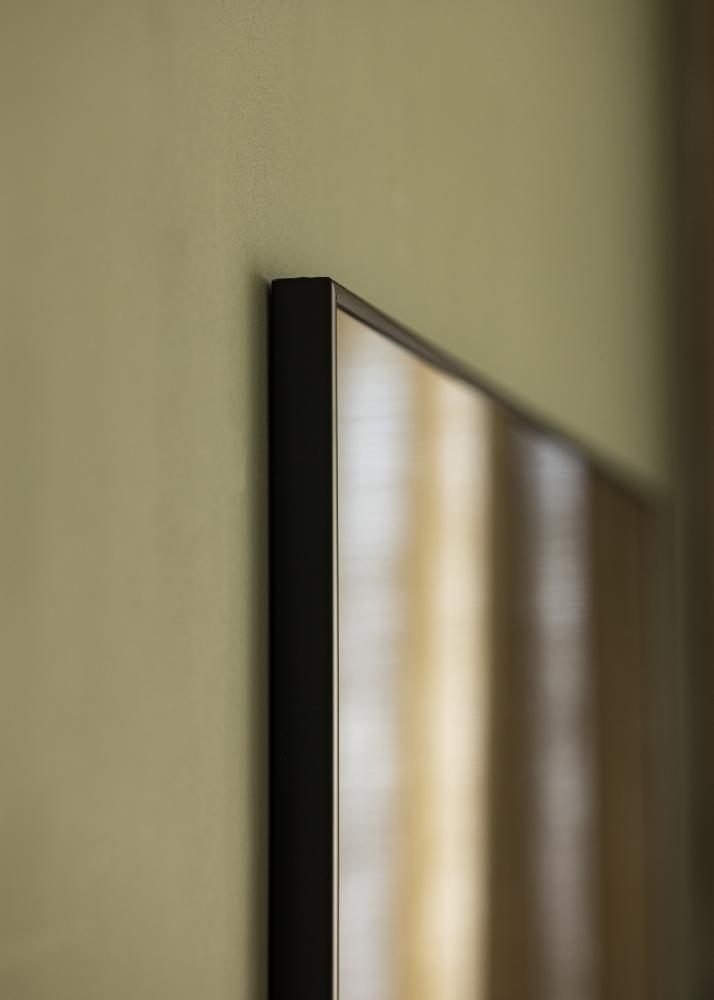 Spegel Minimal Black 70x70 cm