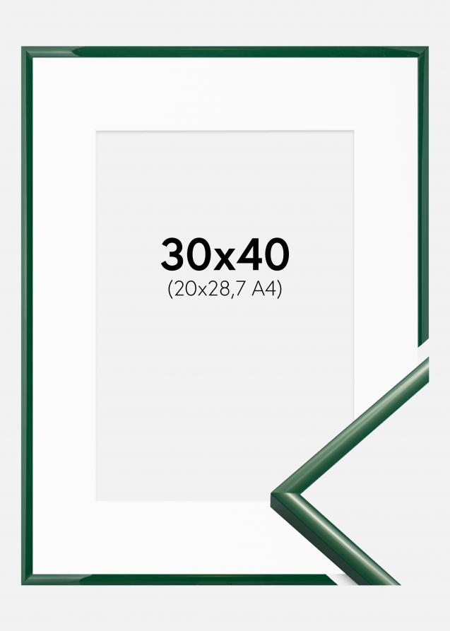 Ram New Lifestyle Moss Green 30x40 cm - Passepartout Vit 21x29,7 cm (A4)