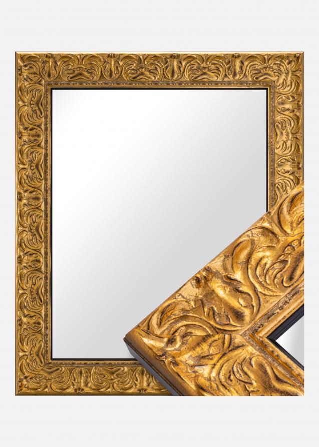 Spegel Durham Guld - Egna Mått