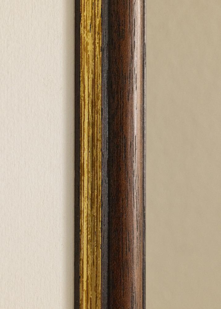 Ram Siljan Akrylglas Brun 10x15 cm
