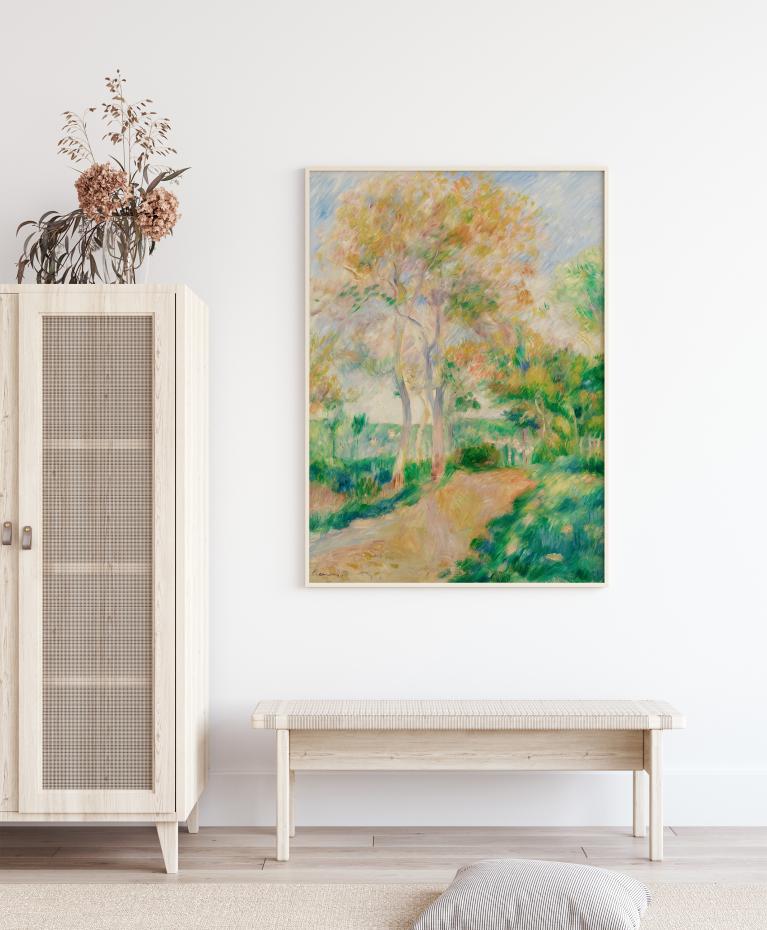 Painted Trees Poster