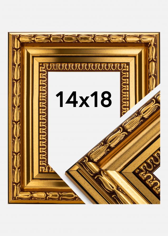 Ram Birka Premium Guld 14x18 cm