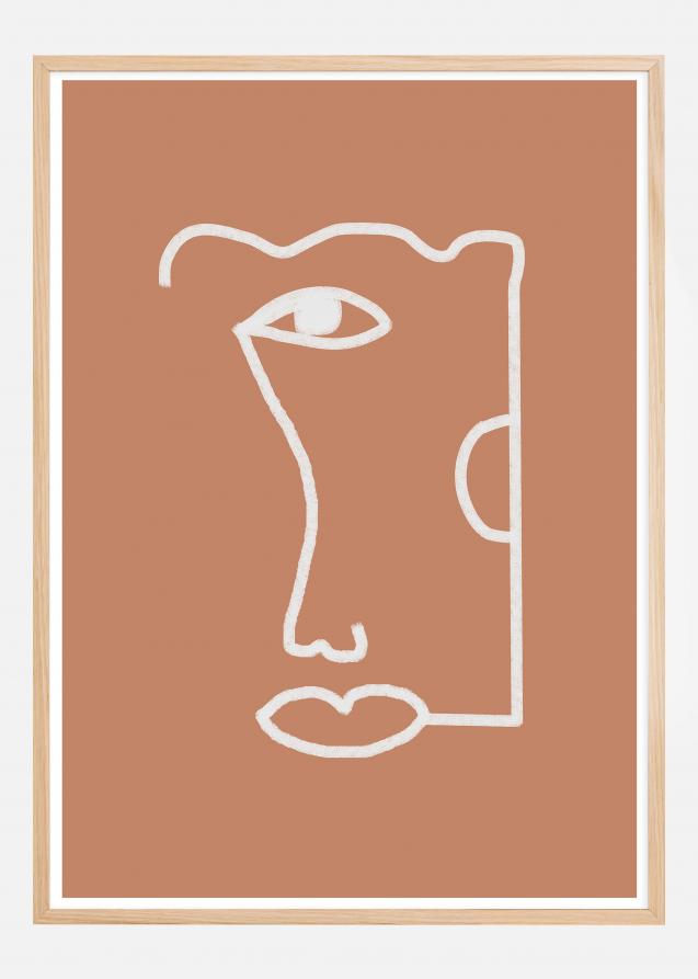 Abstract Head No2 Poster