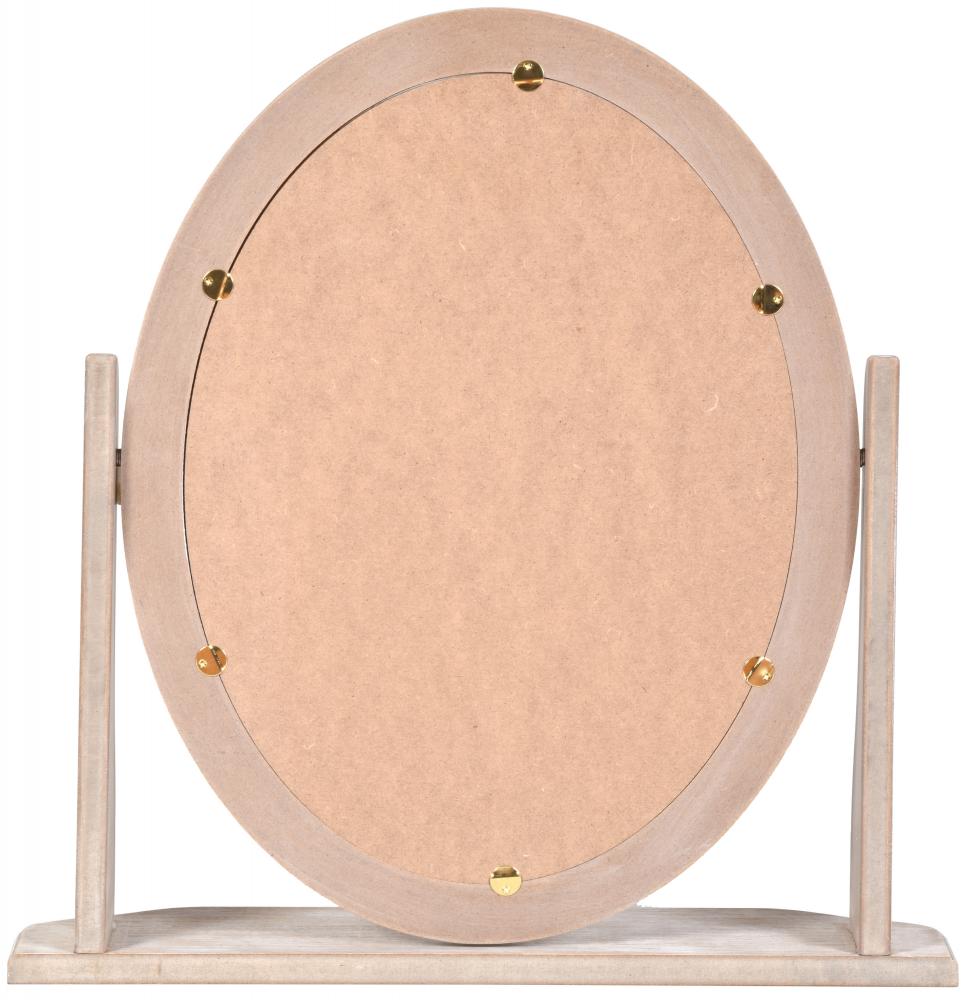 Spegel Bella Oval Dressing Table Driftwood 46x49x12 cm