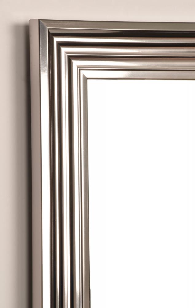 Spegel Pembroke High Gloss Silver Leaner 64x164 cm