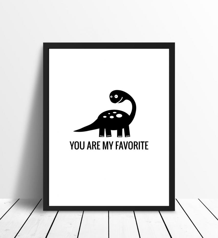 Dino Favorite Poster