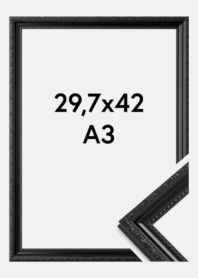 Ram Abisko Akrylglas Svart 29,7x42 cm (A3)