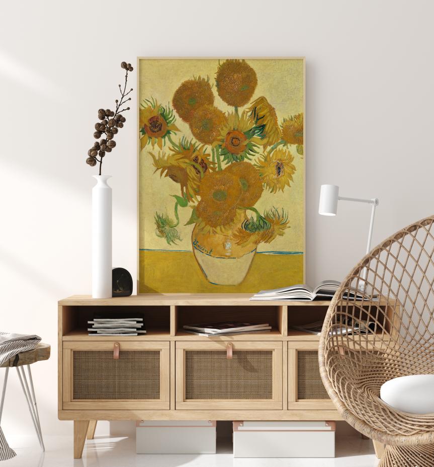 Painted Bouquet Poster