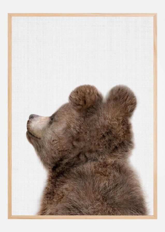 Peekaboo Baby Bear Back Poster