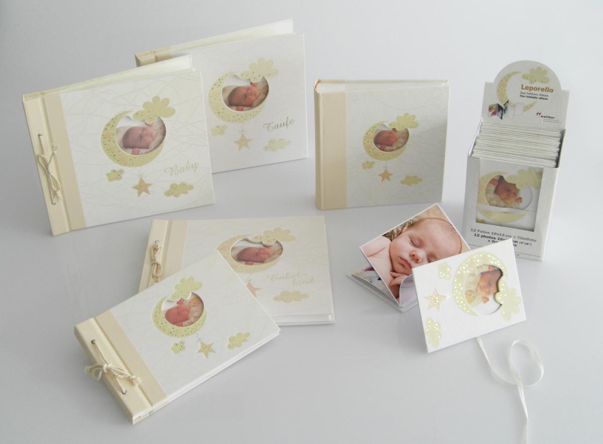 Baby Memo Bambini Babyalbum Creme - 200 Bilder i 10x15 cm