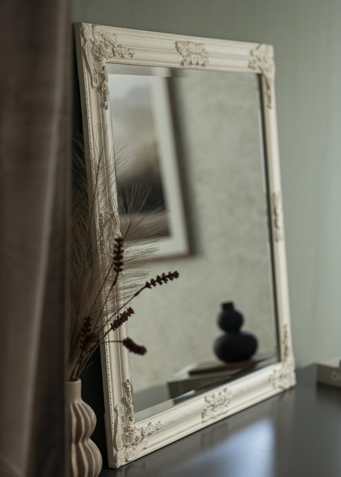 Spegel Bologna Vit 80x80 cm