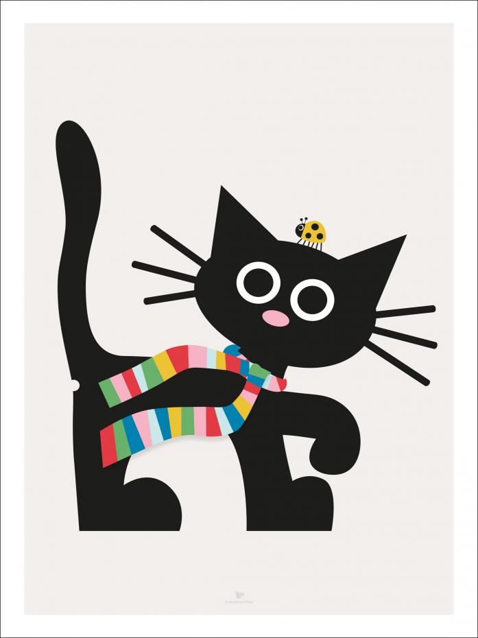 Cat - Beige Poster