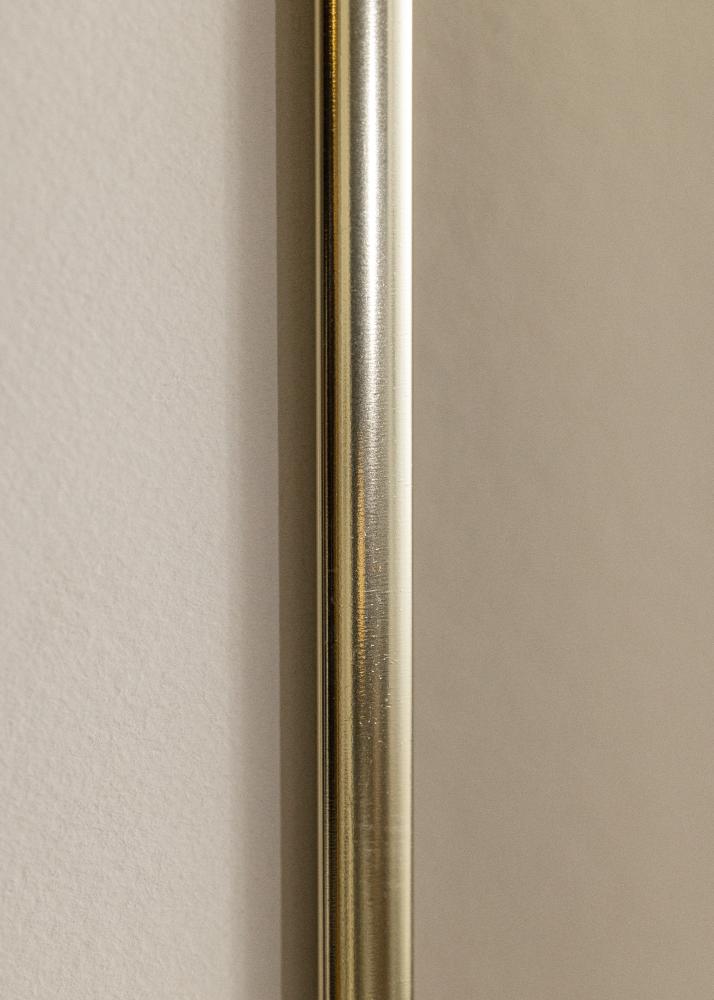 Ram Aluminium Blank Guld 50x70 cm - Passepartout Vit 42x59,4 cm (A2)