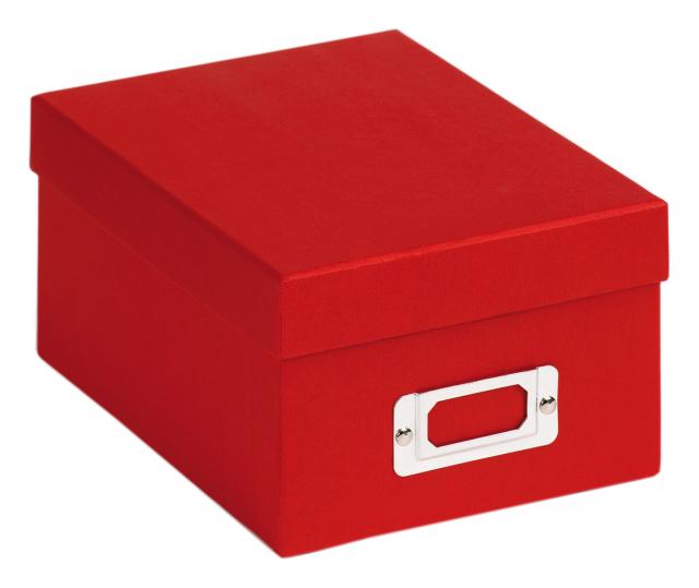 Fun Förvaringsbox - Röd (Passar 700 st bilder i 10x15 cm format)