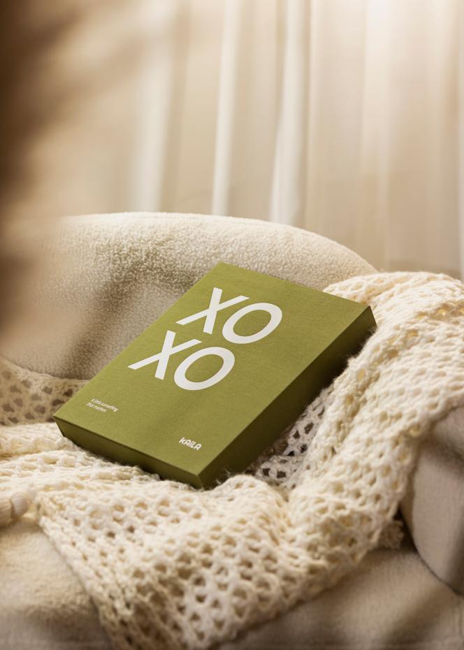 KAILA XOXO Olive - Coffee Table Photo Album (60 Svarta Sidor / 30 Blad)