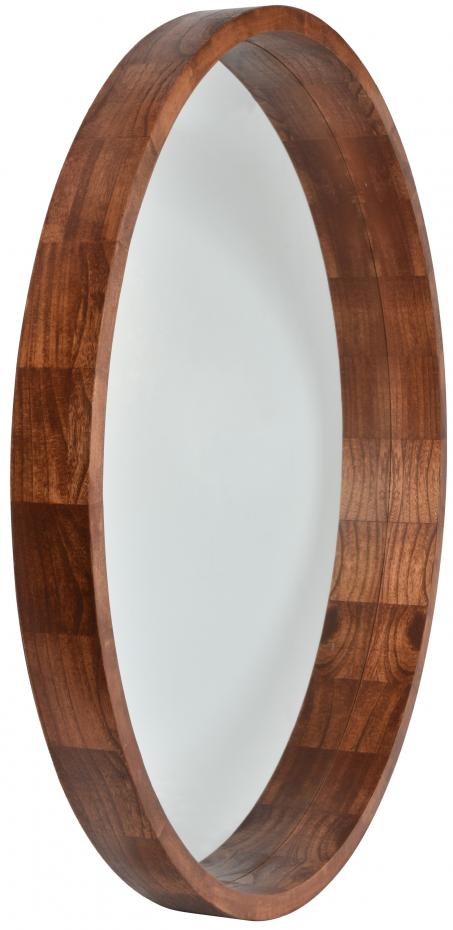 Spegel Rhonda Round Solid Wood Large 110 cm 