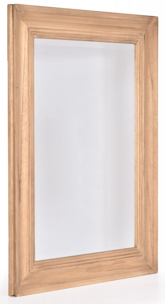 Spegel Gustavian Natural Wood 78x108 cm