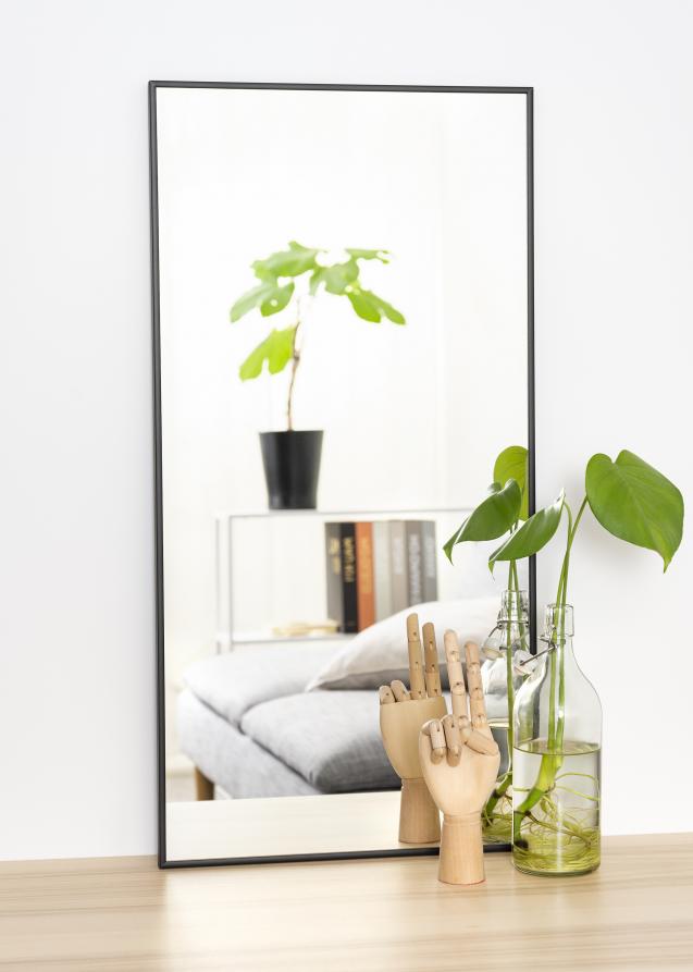 Spegel Narrow Svart 40,5x80,5 cm