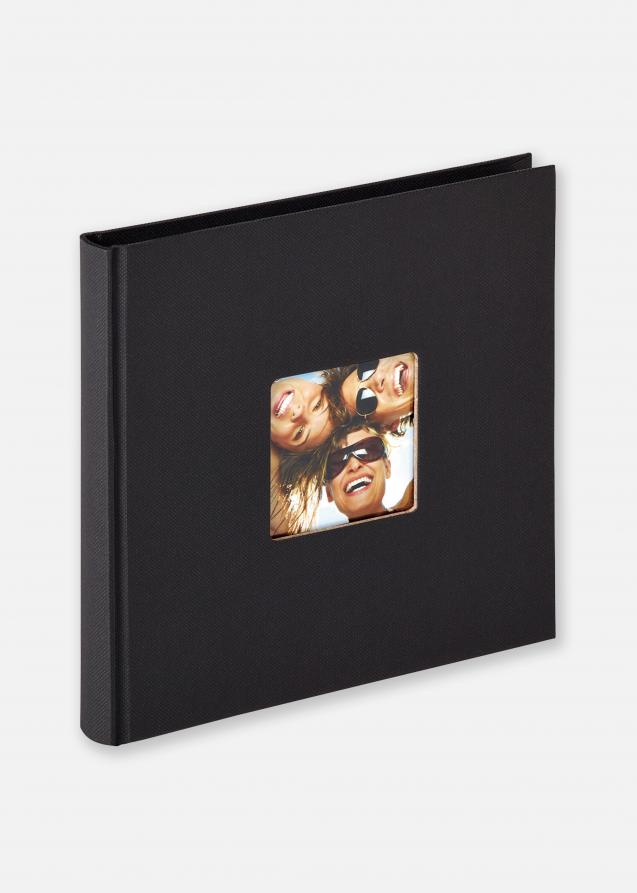 Fun Album Svart - 18x18 cm (30 Svarta sidor / 15 blad)