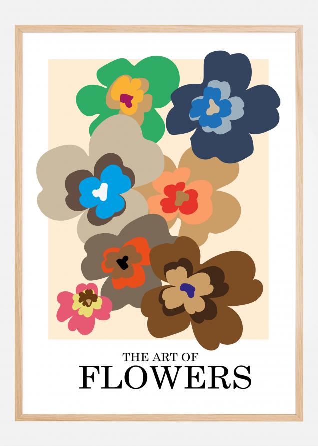 The Art Of Flowers Pink Poster