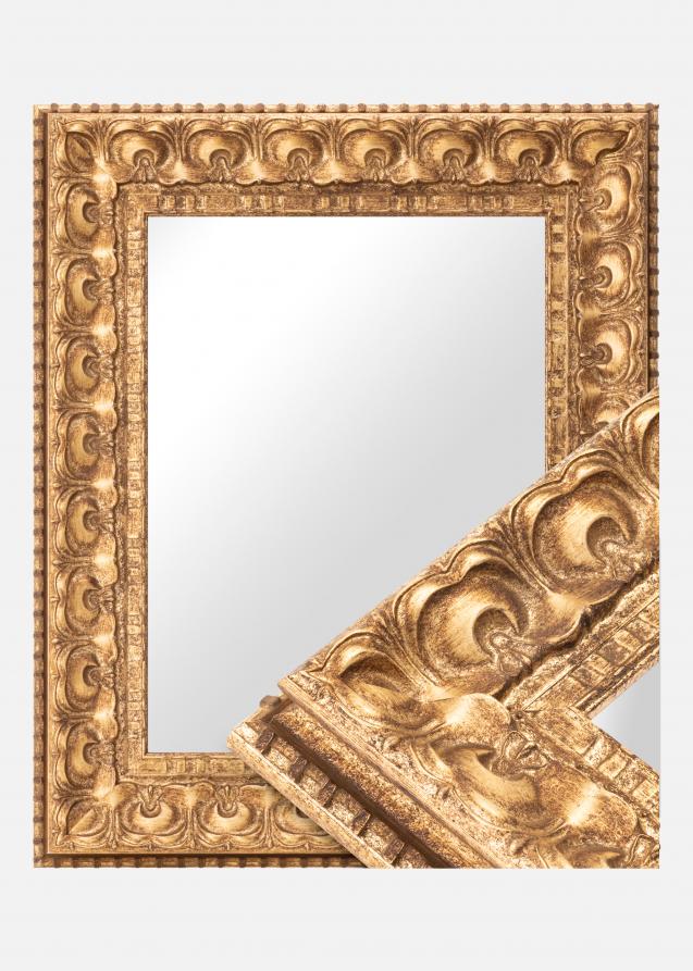 Spegel Skokloster Guld - Egna mått