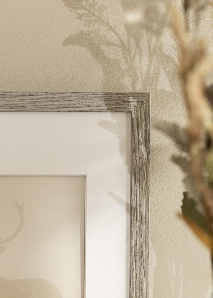 Ram Stilren Akrylglas Grey Oak 60x80 cm