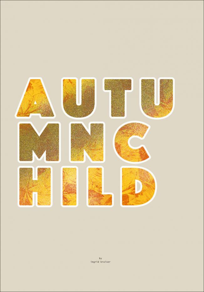 Autumn child Poster