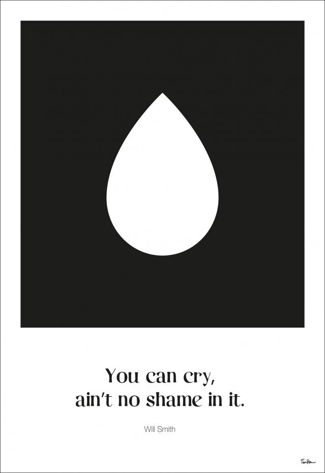 You can cry Poster