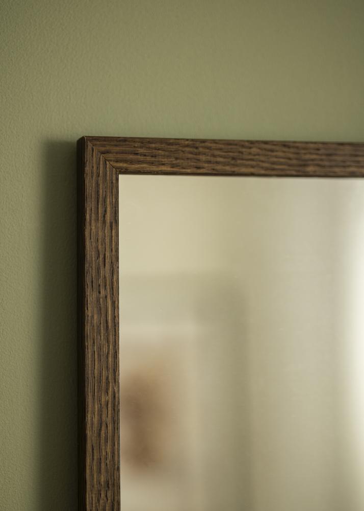 Spegel Solid Smoked Oak 70x70 cm