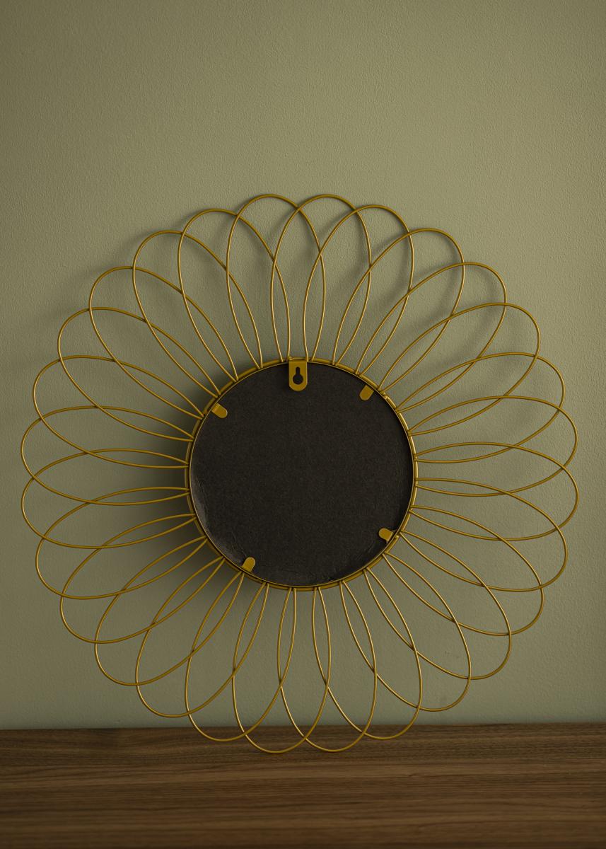 KAILA Spegel Flower - Guld 50 cm Ø
