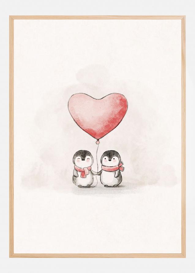 Penguin in Love Poster