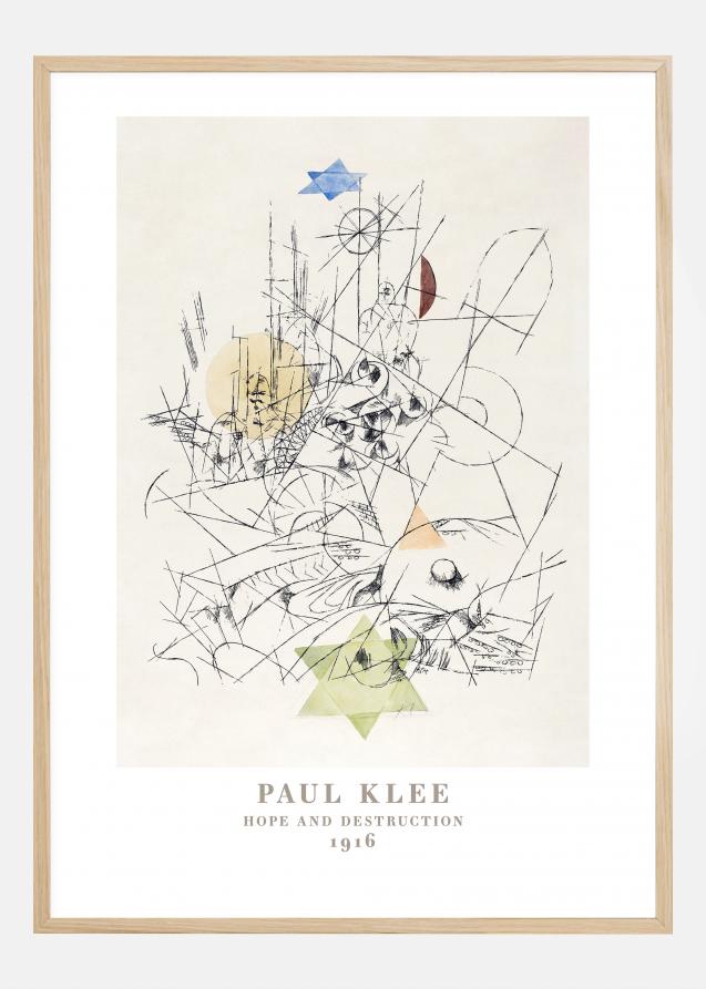Paul Klee - Hope and Destruction 1916 Poster