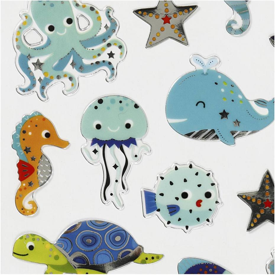 Stickers Havets djur