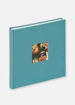 Fun Album Turkos - 26x25 cm (40 Vita sidor / 20 blad)