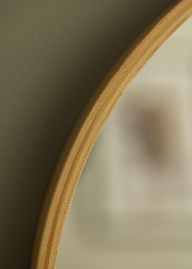 KAILA Rund Spegel Deep - Oak 50 cm 