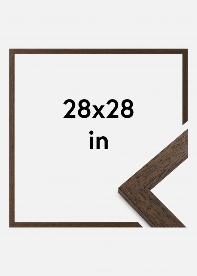 Ram Brown Wood Akrylglas 28x28 inches (71,12x71,12 cm)
