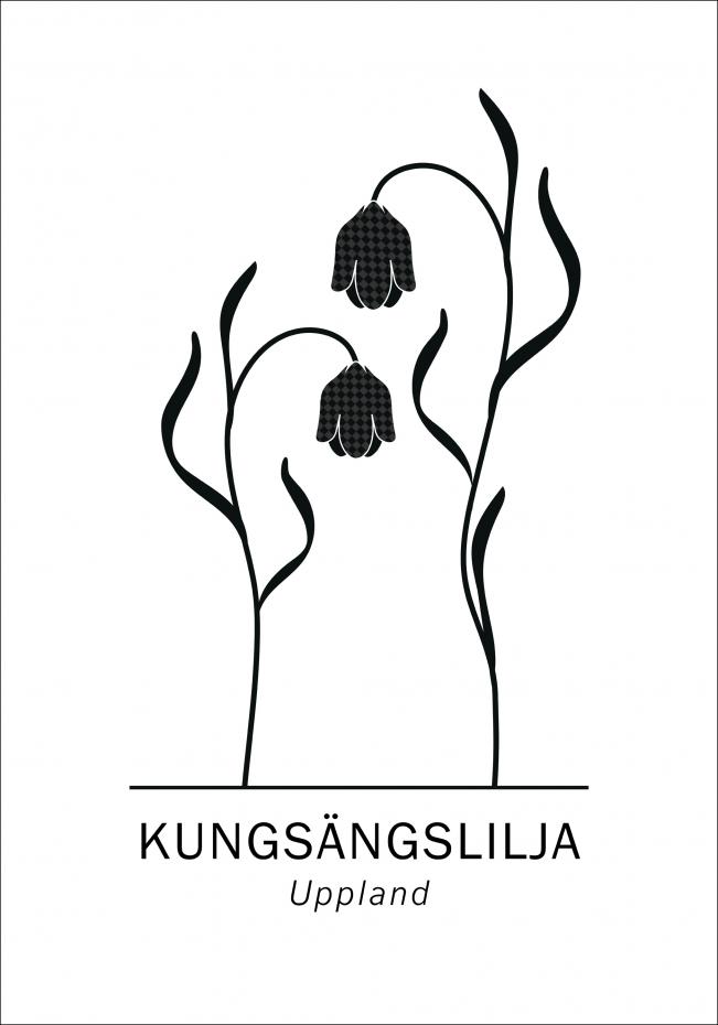 Kungsngslilja - Uppland Poster