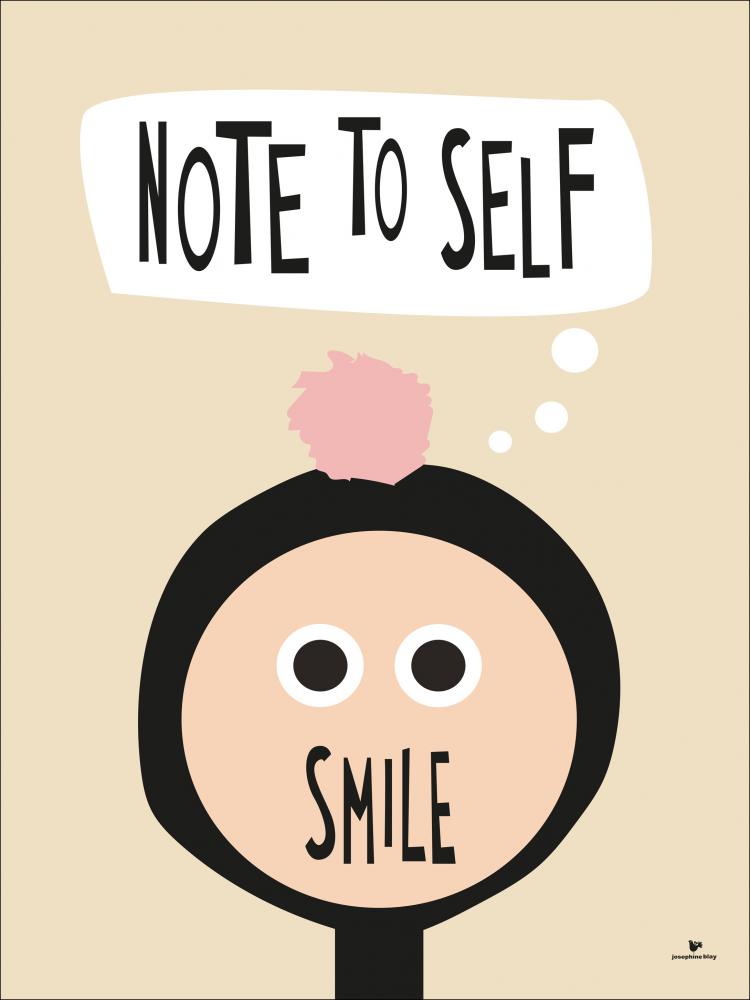 Note to Self - Yellow Poster