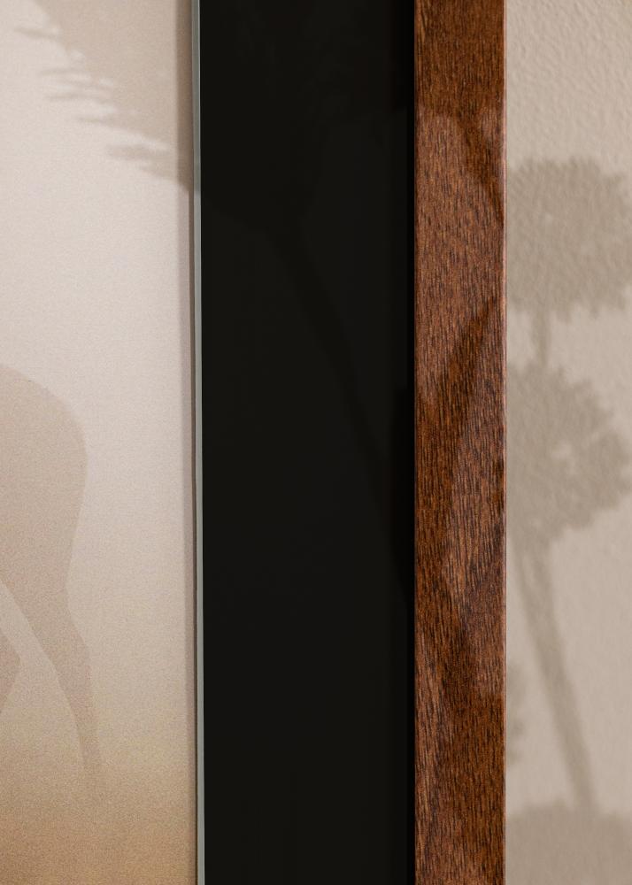 Ram Stilren Warm Brown 50x70 cm - Passepartout Svart 16x24 inches
