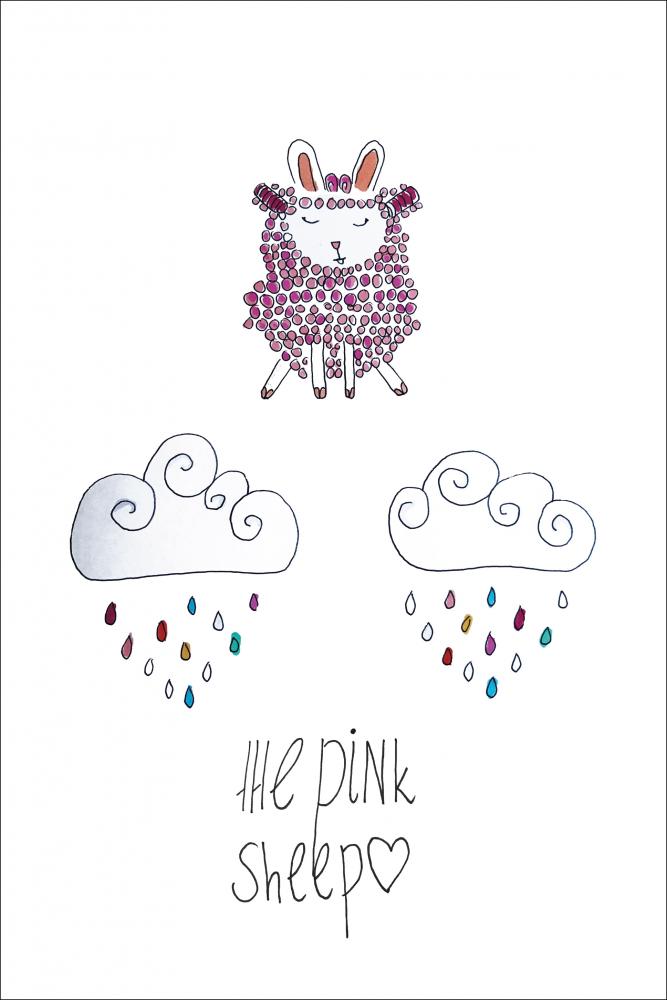 The pink sheep Poster
