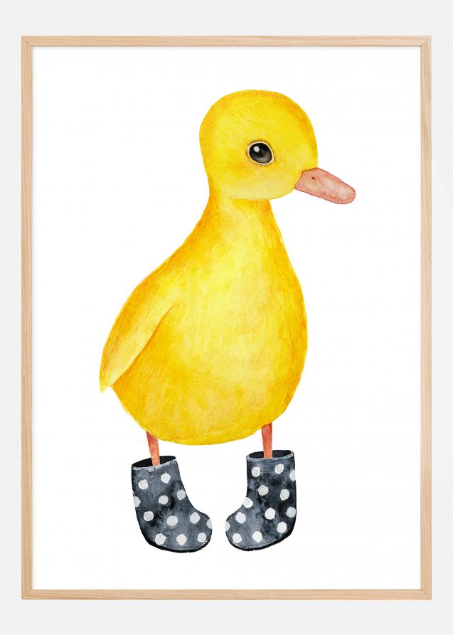 Duck in shoes Poster