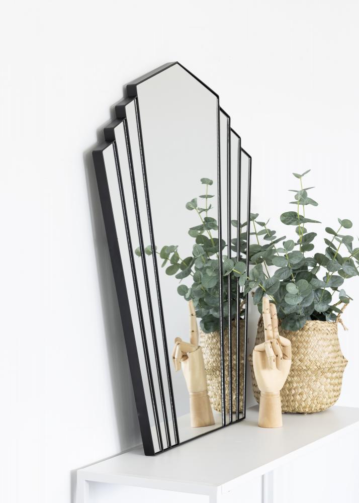 KAILA Spegel Fans - Svart 63x70 cm