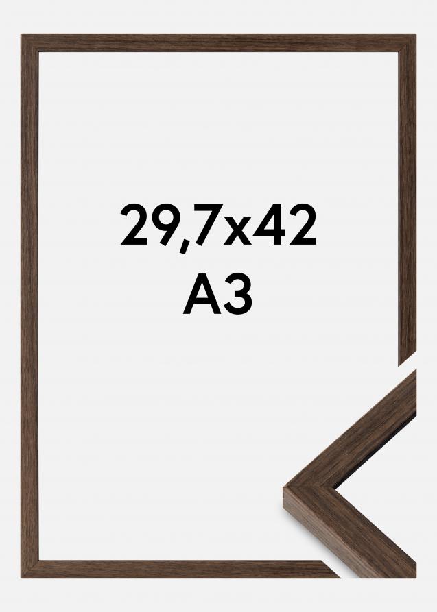 Ram Ares Akrylglas Valnöt 29,7x42 cm (A3)